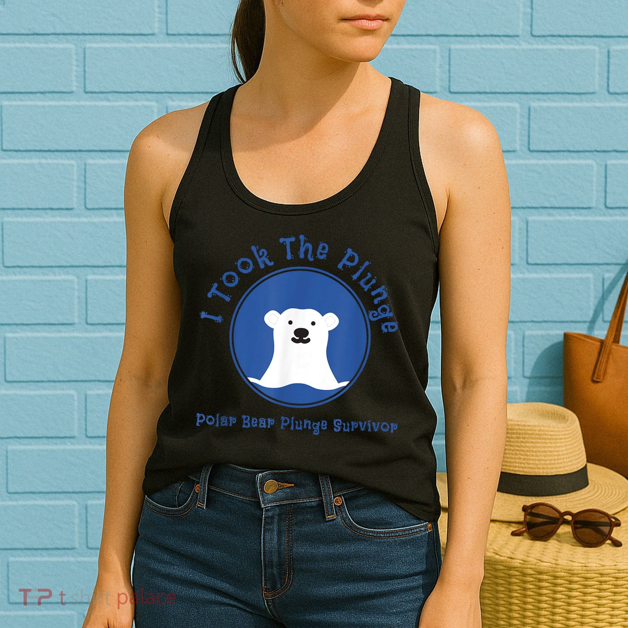 Polar Plunge Polar Bear I Took The Plunge Women's Tank Top