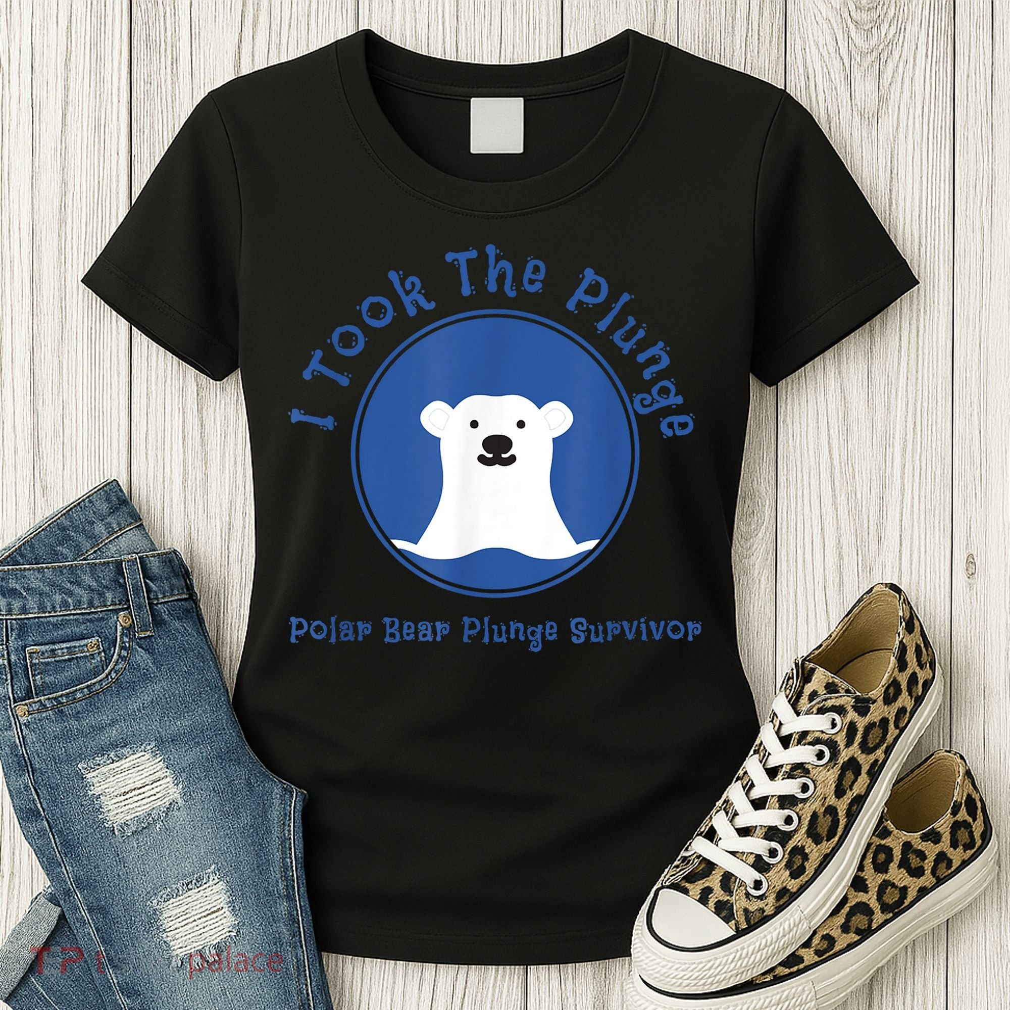 Polar Plunge Polar Bear I Took The Plunge Women's T-Shirt