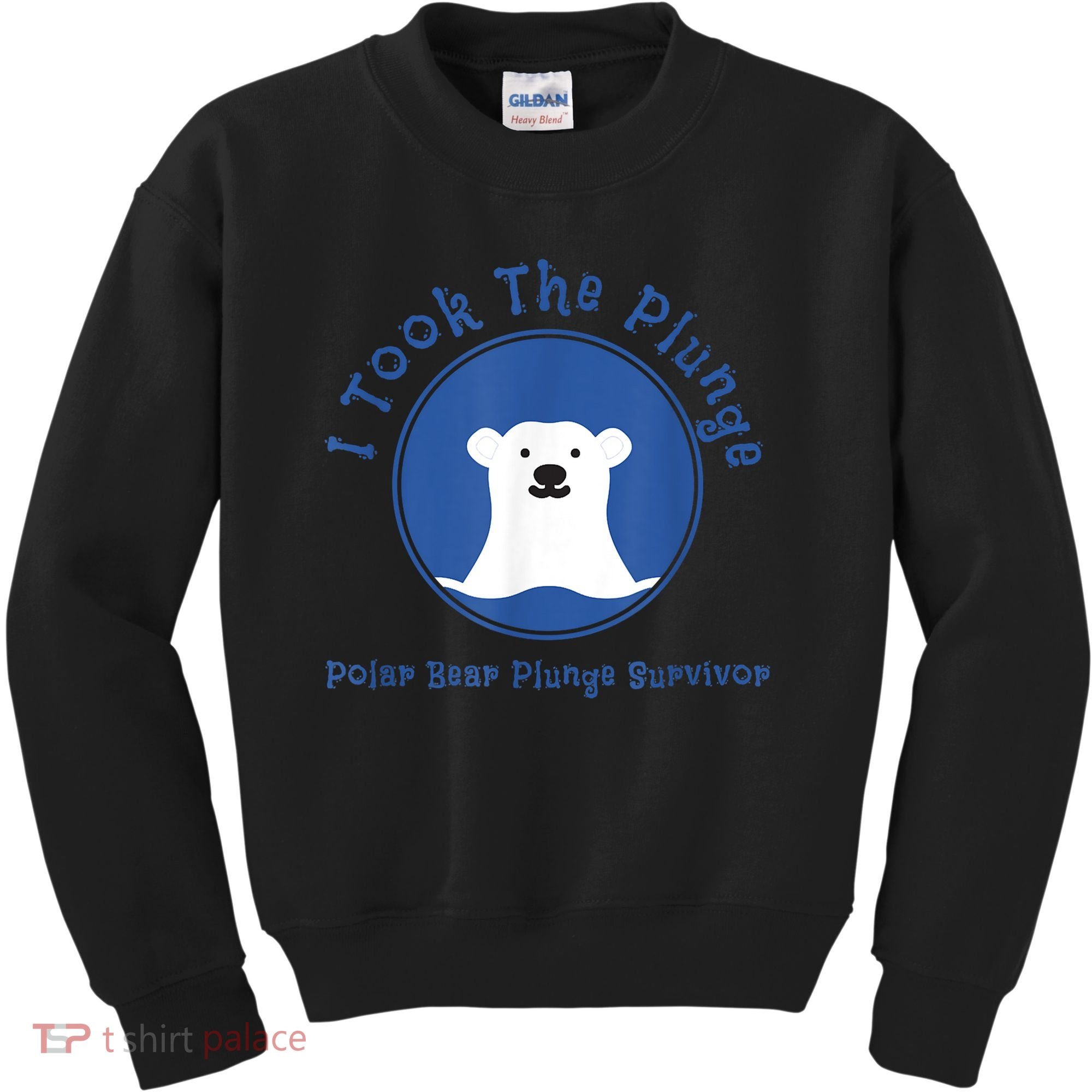 Polar Plunge Polar Bear I Took The Plunge Kids Sweatshirt