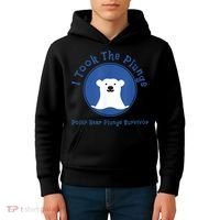 Polar Plunge Polar Bear I Took The Plunge Kids Hoodie thumb 4