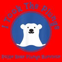 Polar Plunge Polar Bear I Took The Plunge Santa Hat thumb 1