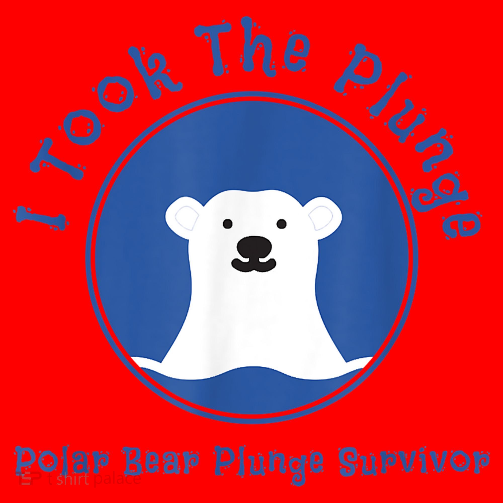 Polar Plunge Polar Bear I Took The Plunge Santa Hat
