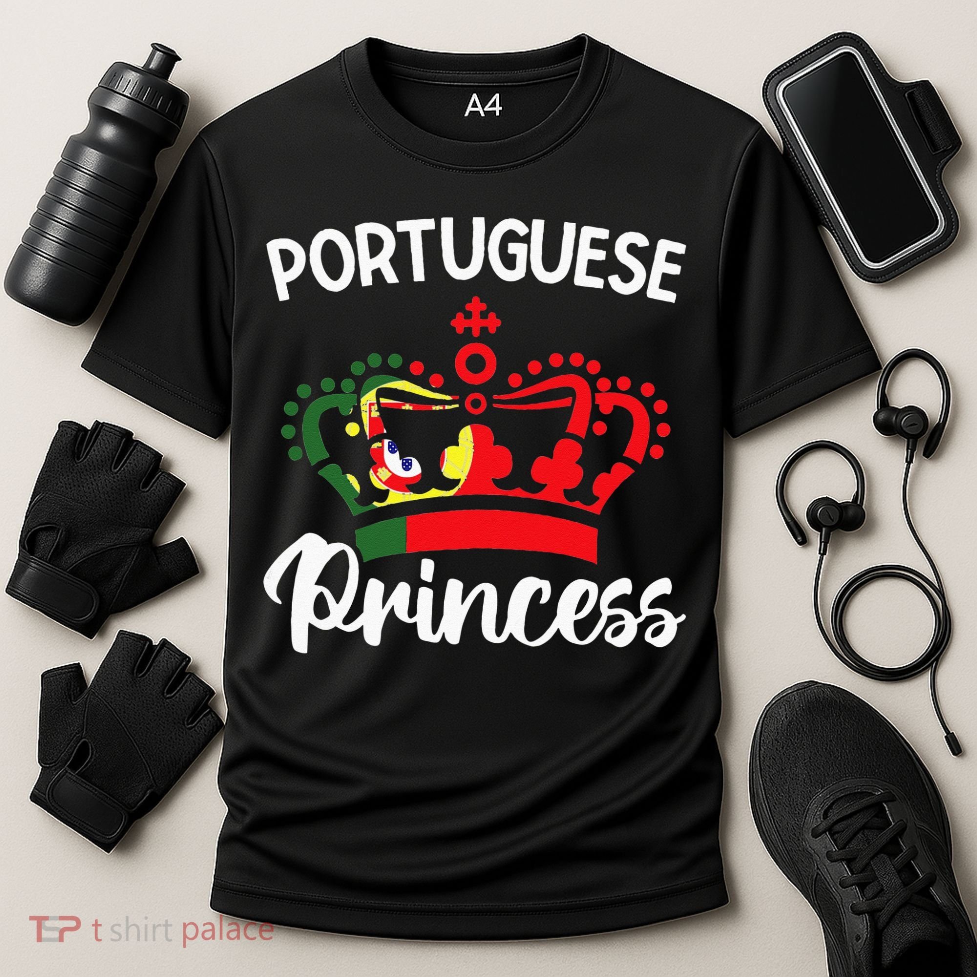 Princess Portugal Portuguese Cooling Performance Crew T-Shirt