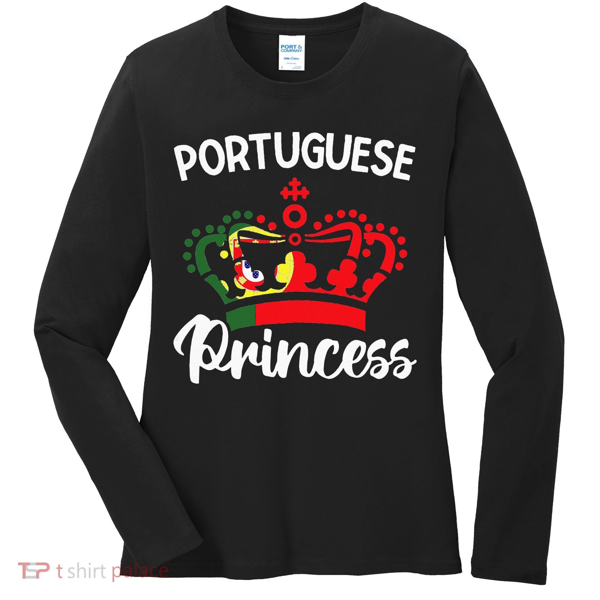 Princess Portugal Portuguese Women's Long Sleeve Shirt