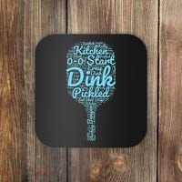 Pickleball Phrases Pickleball Coaster thumb 0