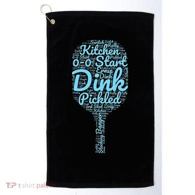 Pickleball Phrases Pickleball Golf Towel