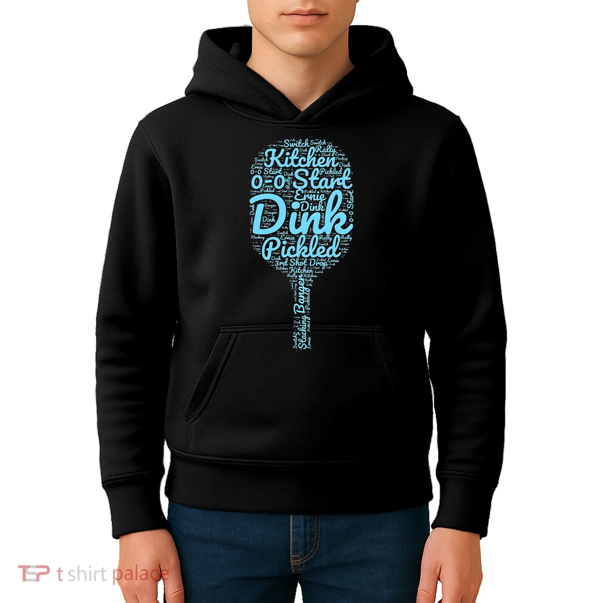 Pickleball Phrases Pickleball Kids Hoodie