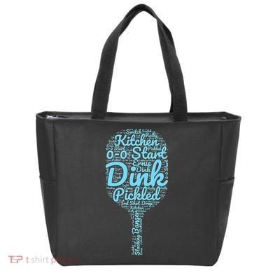 Pickleball Phrases Pickleball Tote Bag