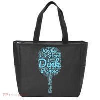 Pickleball Phrases Pickleball Tote Bag thumb 0