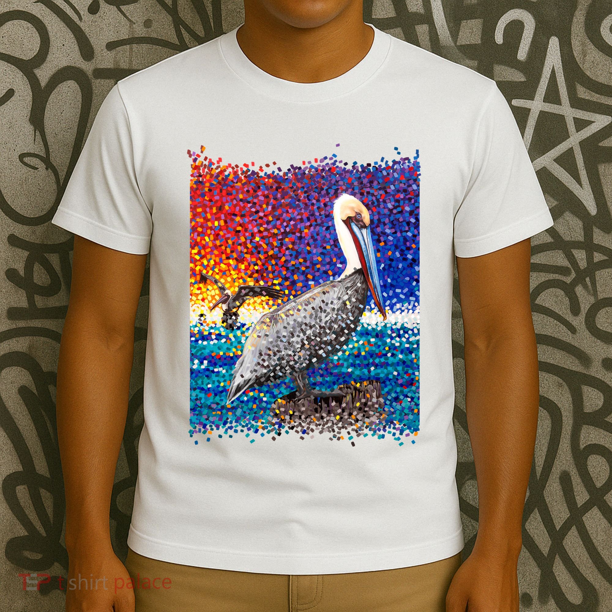 Pelican Pixelated T-Shirt