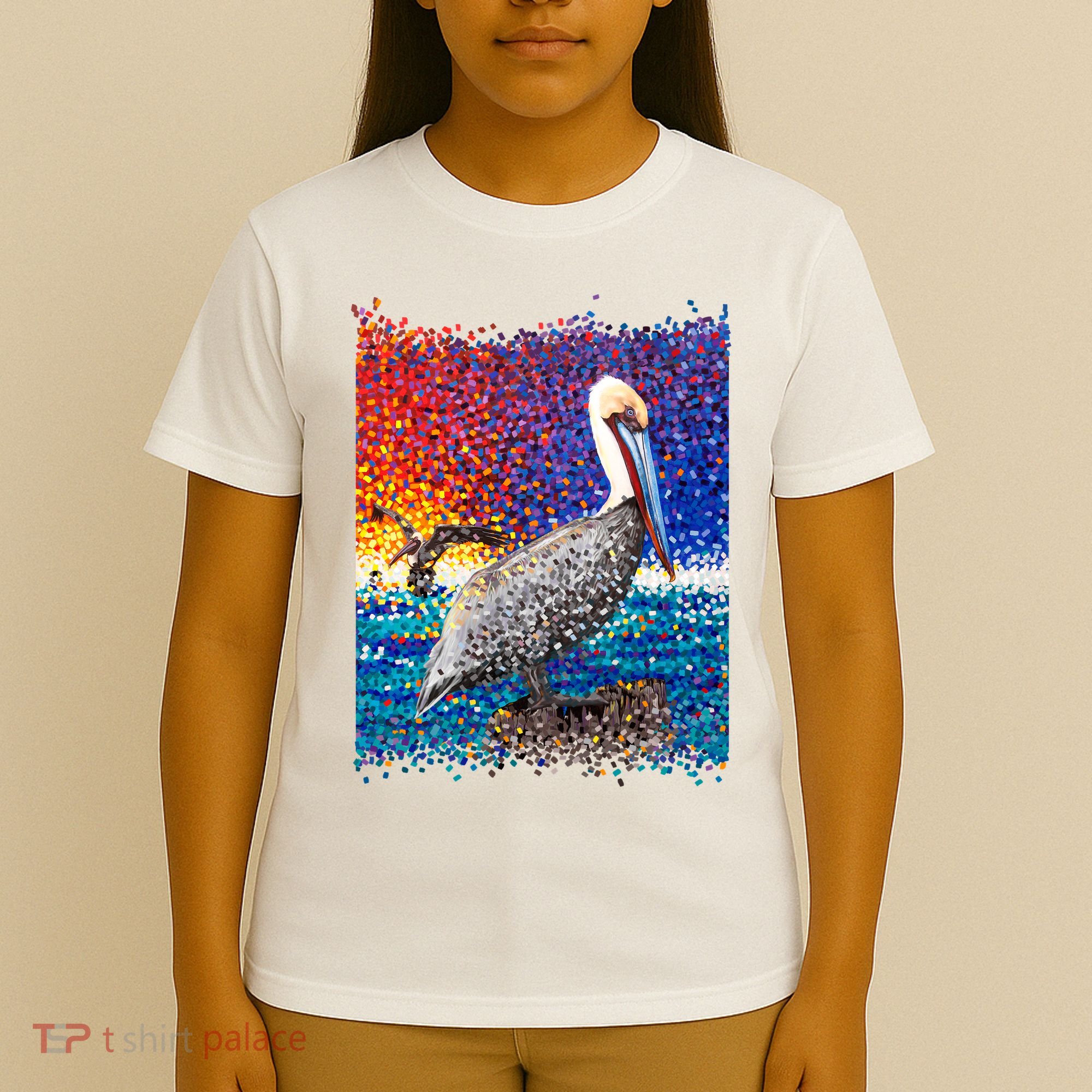 Pelican Pixelated T-Shirt