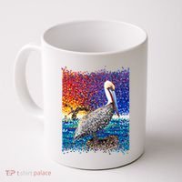 Pelican Pixelated Coffee Mug thumb 0