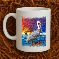 Pelican Pixelated Coffee Mug thumb 2