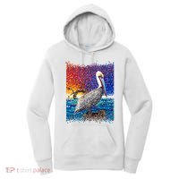 Pelican Pixelated Women's Hoodie thumb 0