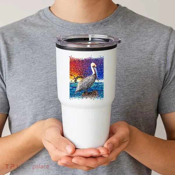 Pelican Pixelated Tumbler