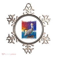 Pelican Pixelated Ornament thumb 0