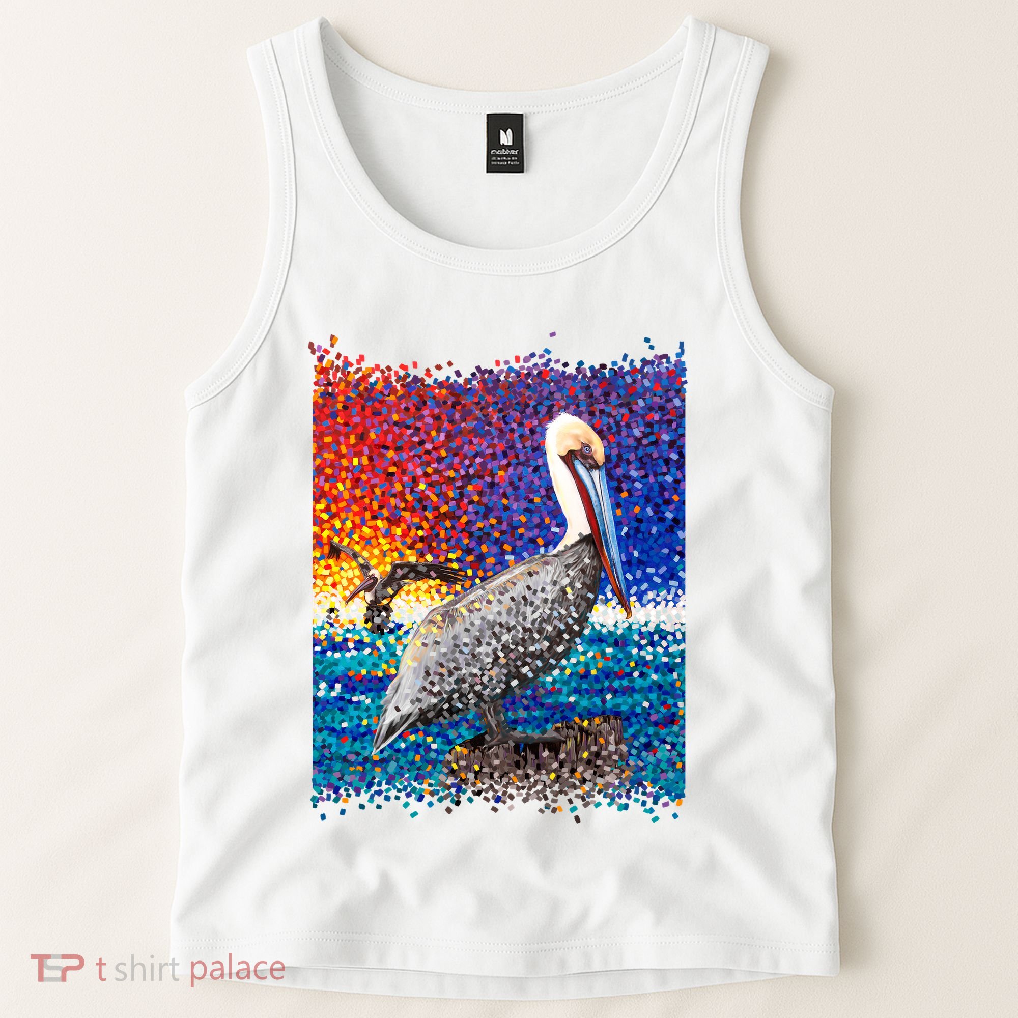 Pelican Pixelated Tank Top