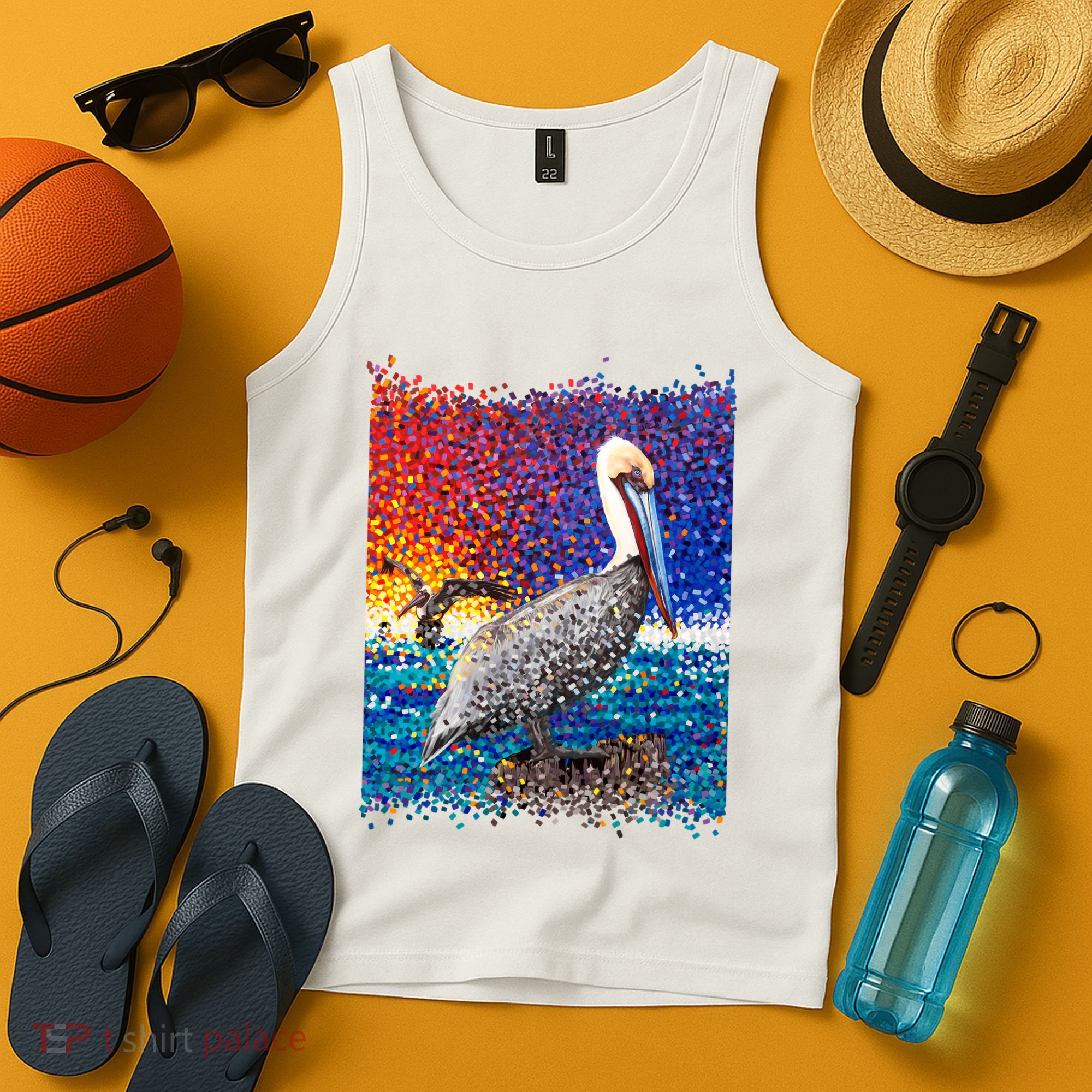 Pelican Pixelated Tank Top