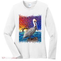 Pelican Pixelated Women's Long Sleeve Shirt thumb 0