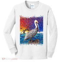 Pelican Pixelated Kids Long Sleeve Shirt thumb 0