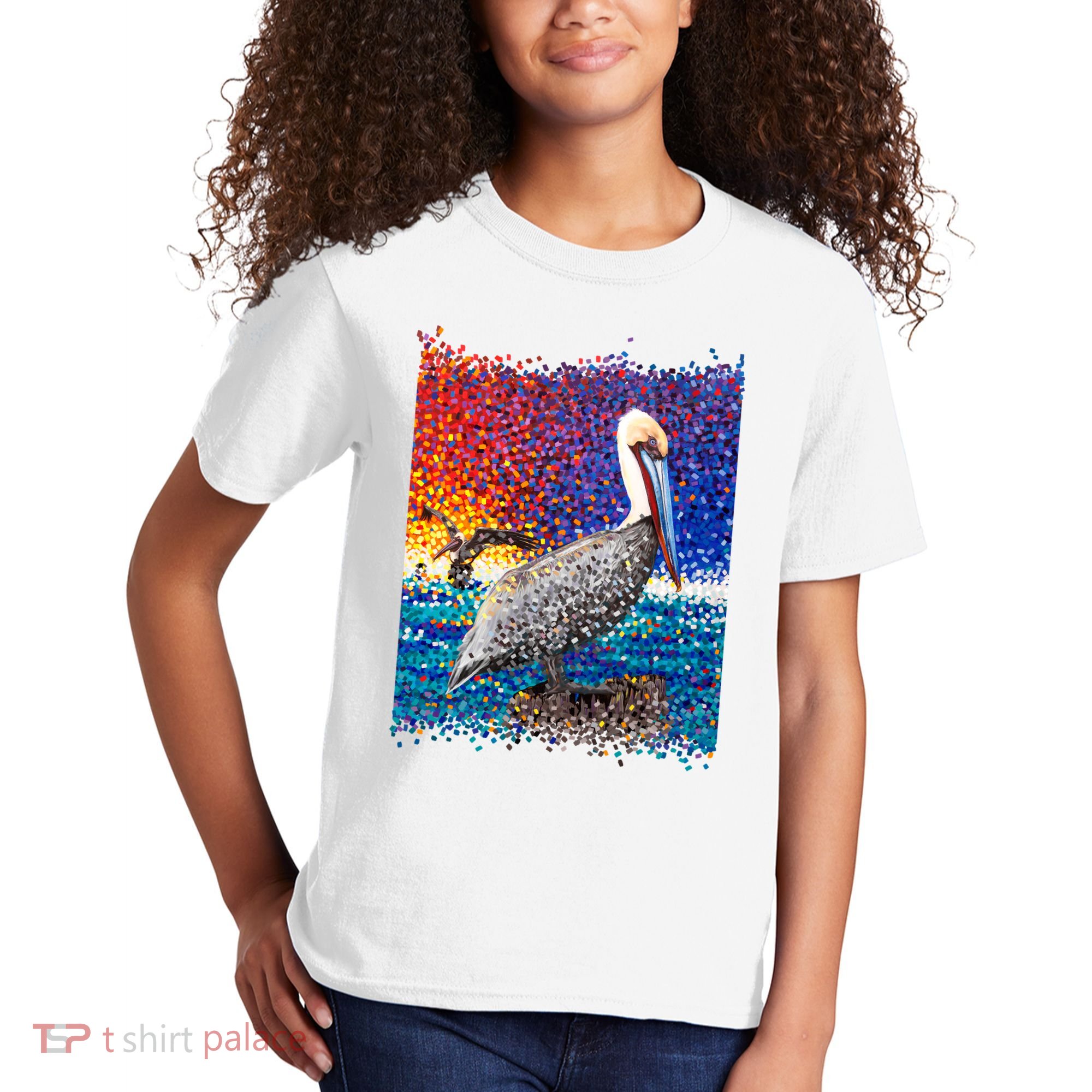 Pelican Pixelated Kids T-Shirt