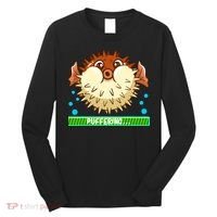 Pufferfish Puffering Puffers Tetraodontidae Fish Boy Girl Long Sleeve Shirt thumb 0