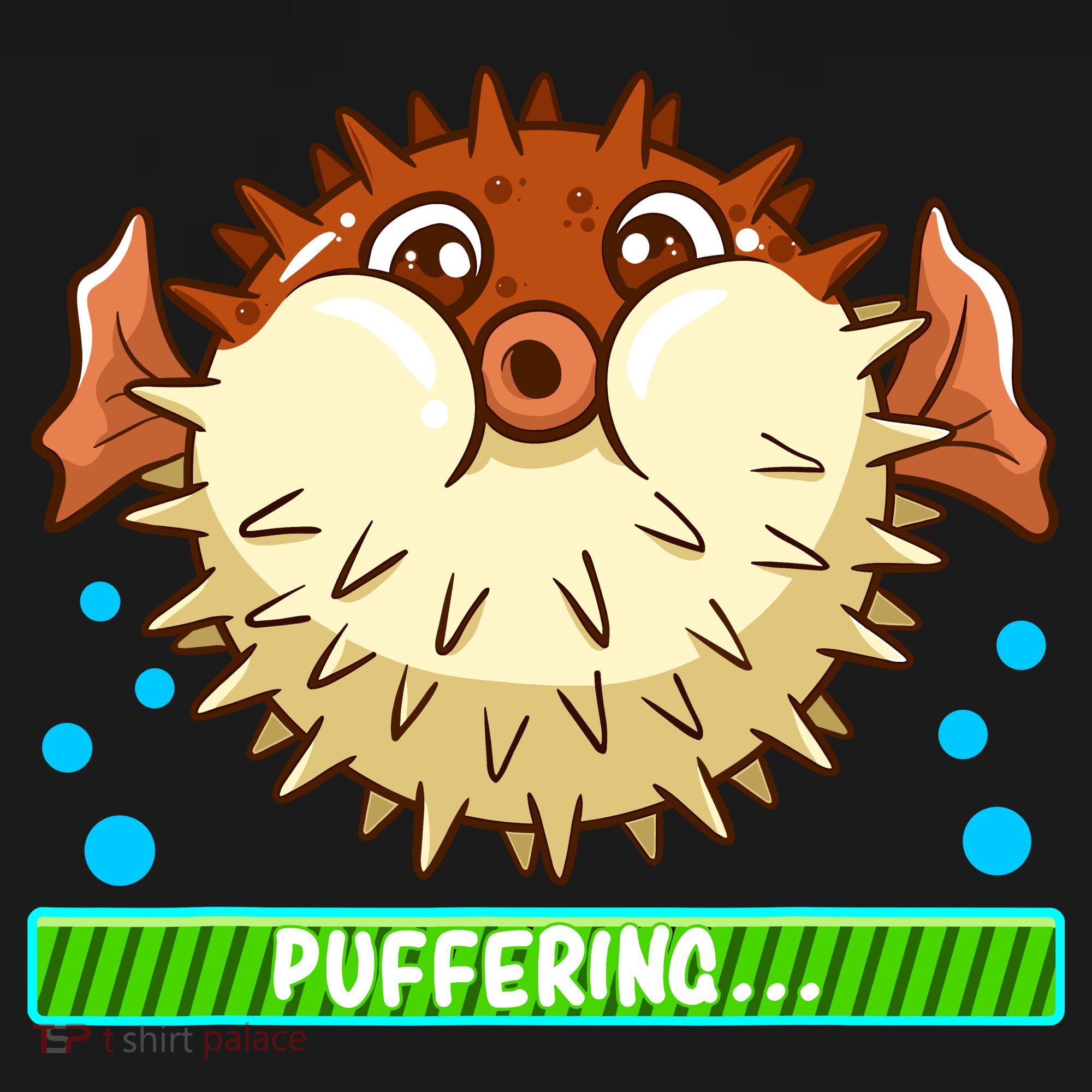 Pufferfish Puffering Puffers Tetraodontidae Fish Boy Girl T-Shirt