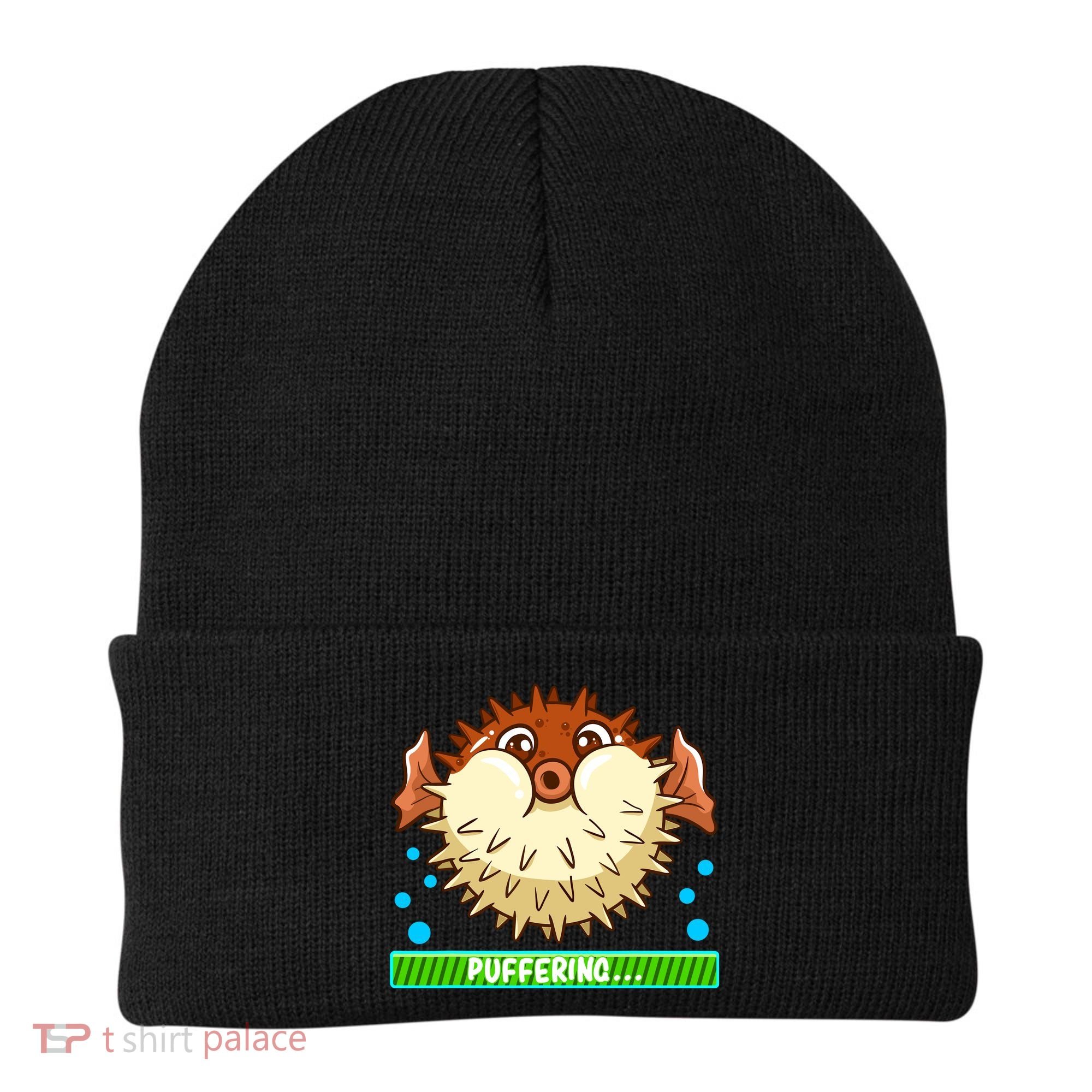 Pufferfish Puffering Puffers Tetraodontidae Fish Boy Girl Beanie