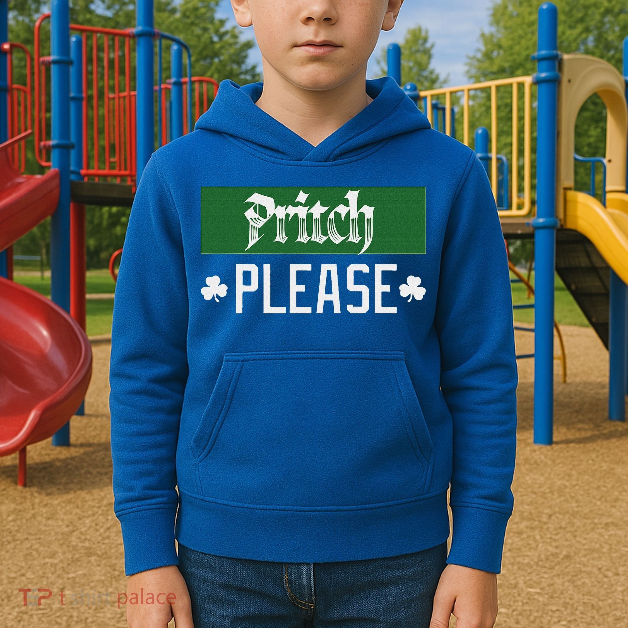 Pritch Please Kids Hoodie