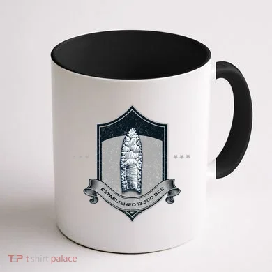 Paleo Projectile Point Coffee Mug back