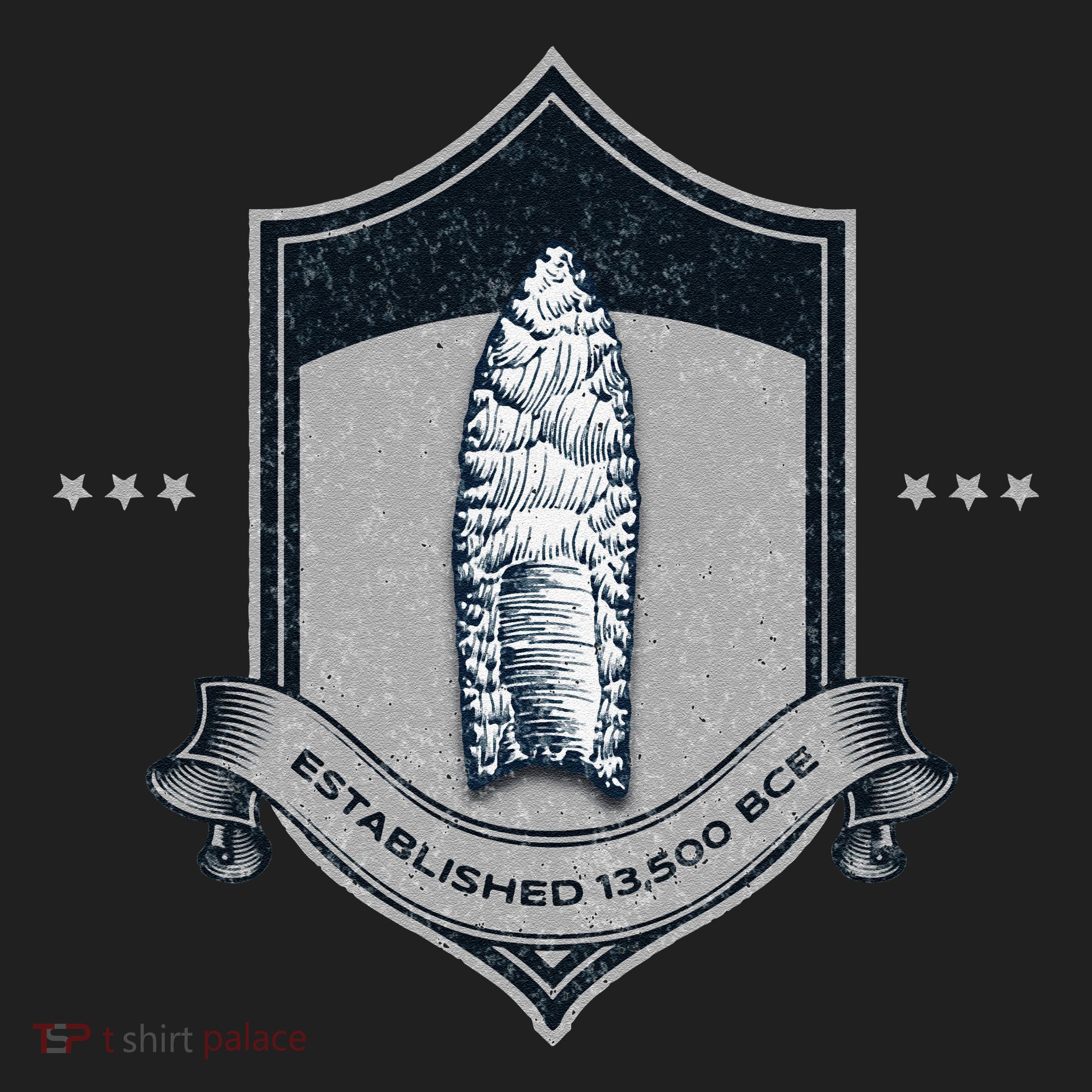 Paleo Projectile Point Golf Towel