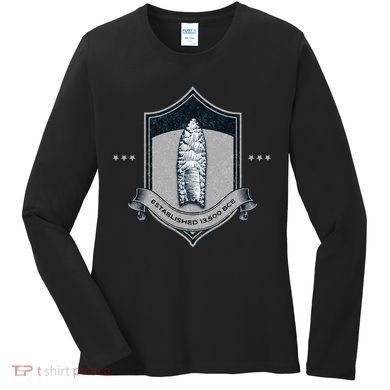 Paleo Projectile Point Women's Long Sleeve Shirt