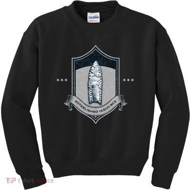 Paleo Projectile Point Kids Sweatshirt