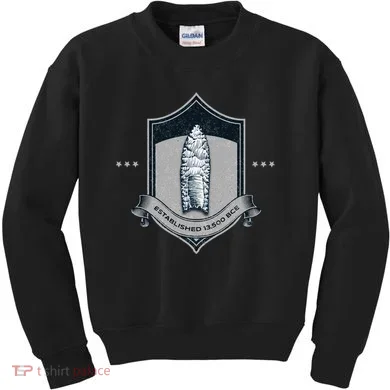 Paleo Projectile Point Kids Sweatshirt