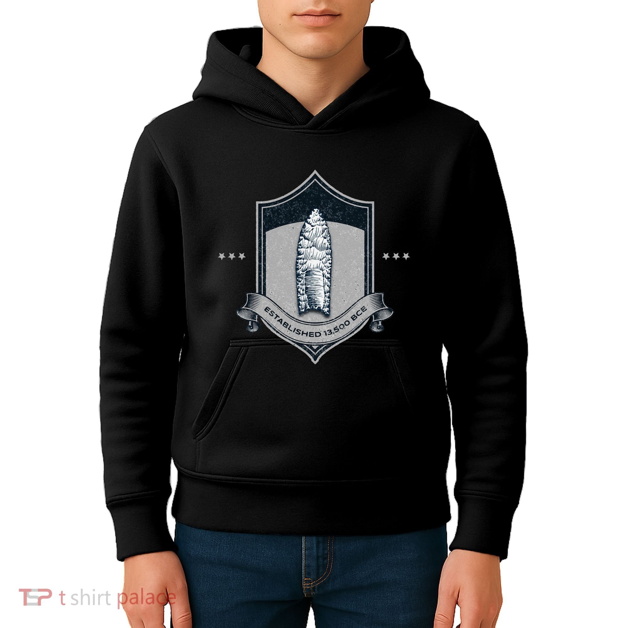 Paleo Projectile Point Kids Hoodie