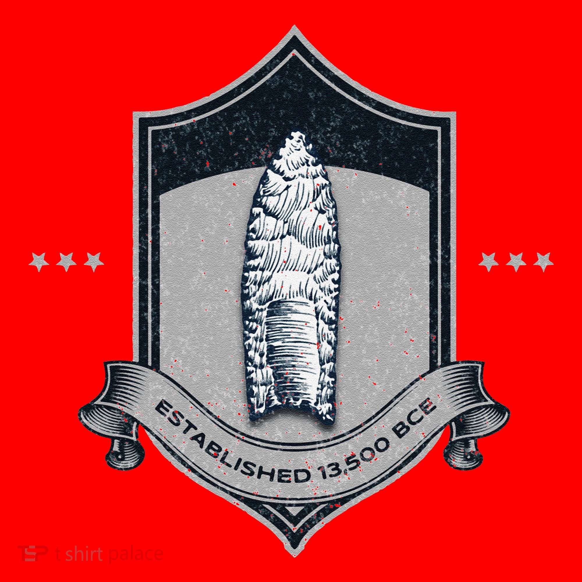Paleo Projectile Point Santa Hat