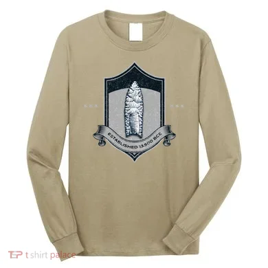 Paleo Projectile Point Long Sleeve Shirt