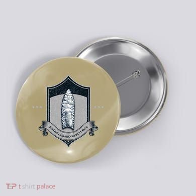 Paleo Projectile Point Button