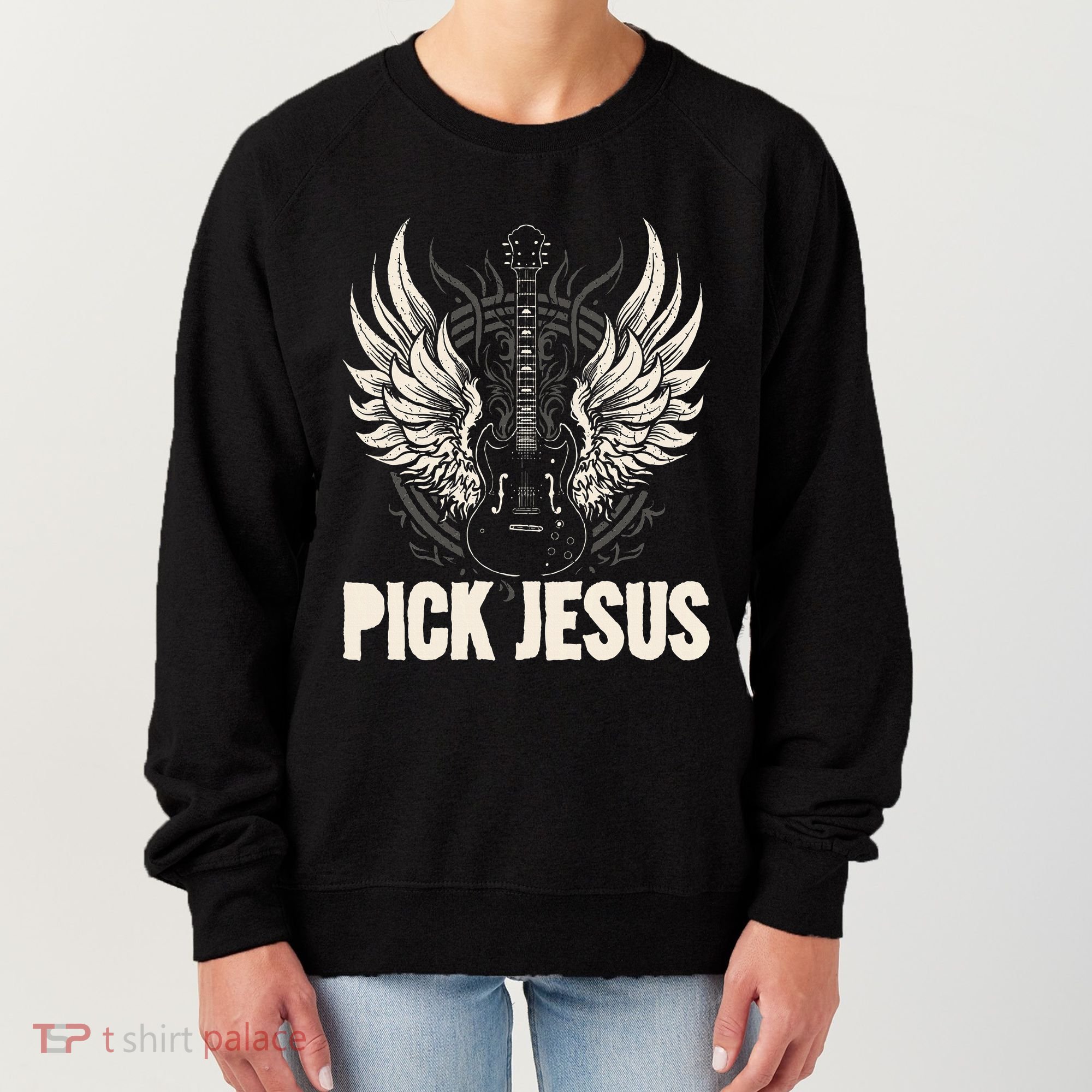Preacher Pastor Pick Jesus Christian Sermonator Pastor Women's Sweatshirt