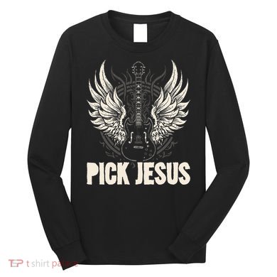 Preacher Pastor Pick Jesus Christian Sermonator Pastor Long Sleeve Shirt