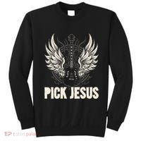 Preacher Pastor Pick Jesus Christian Sermonator Pastor Sweatshirt thumb 0