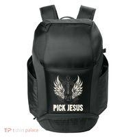 Preacher Pastor Pick Jesus Christian Sermonator Pastor Sport-Tek Club Rec Backpack thumb 0