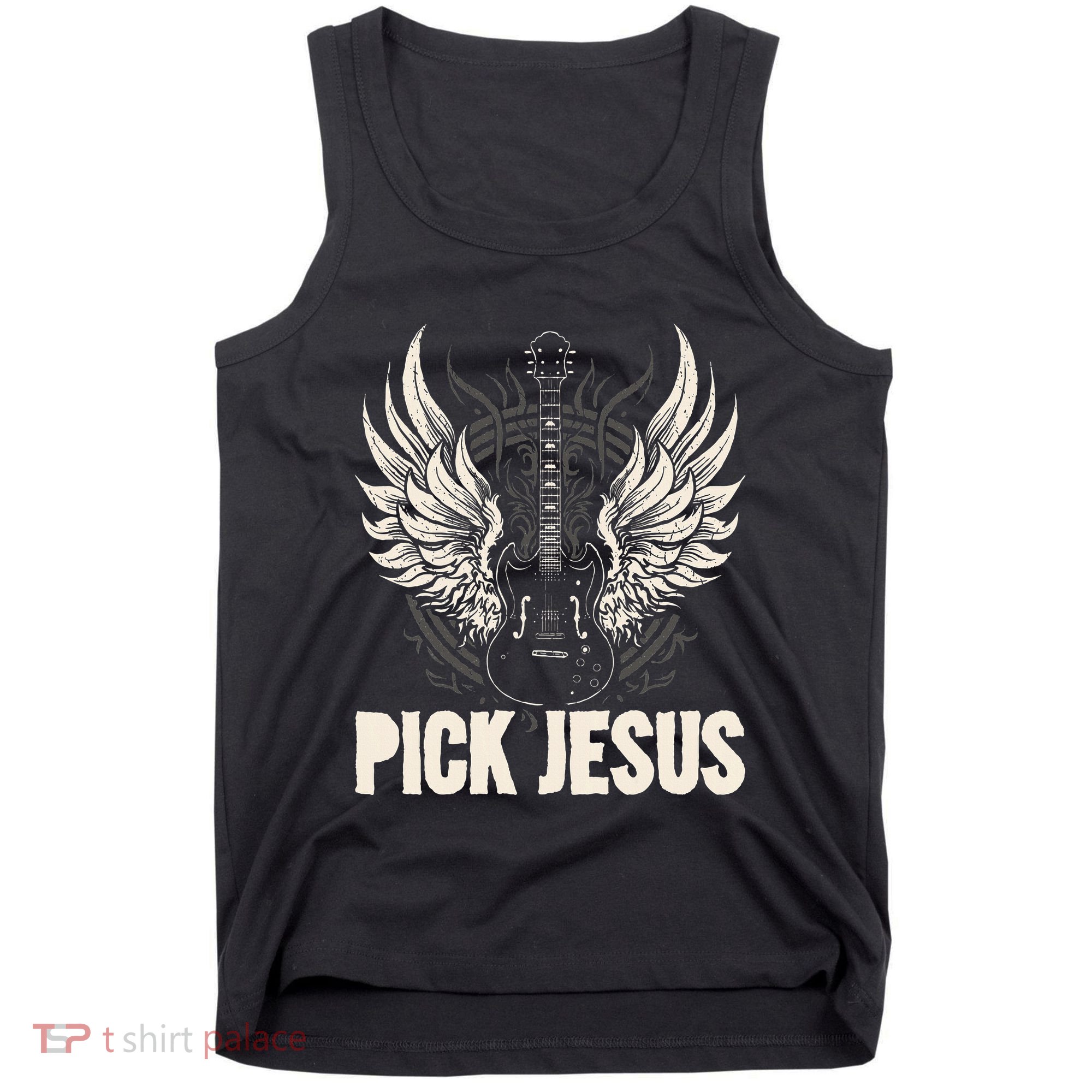 Preacher Pastor Pick Jesus Christian Sermonator Pastor Tank Top
