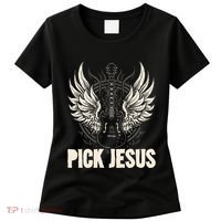 Preacher Pastor Pick Jesus Christian Sermonator Pastor Women's T-Shirt thumb 0