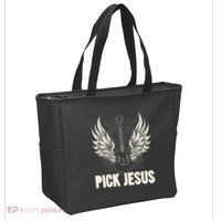 Preacher Pastor Pick Jesus Christian Sermonator Pastor Tote Bag thumb 2