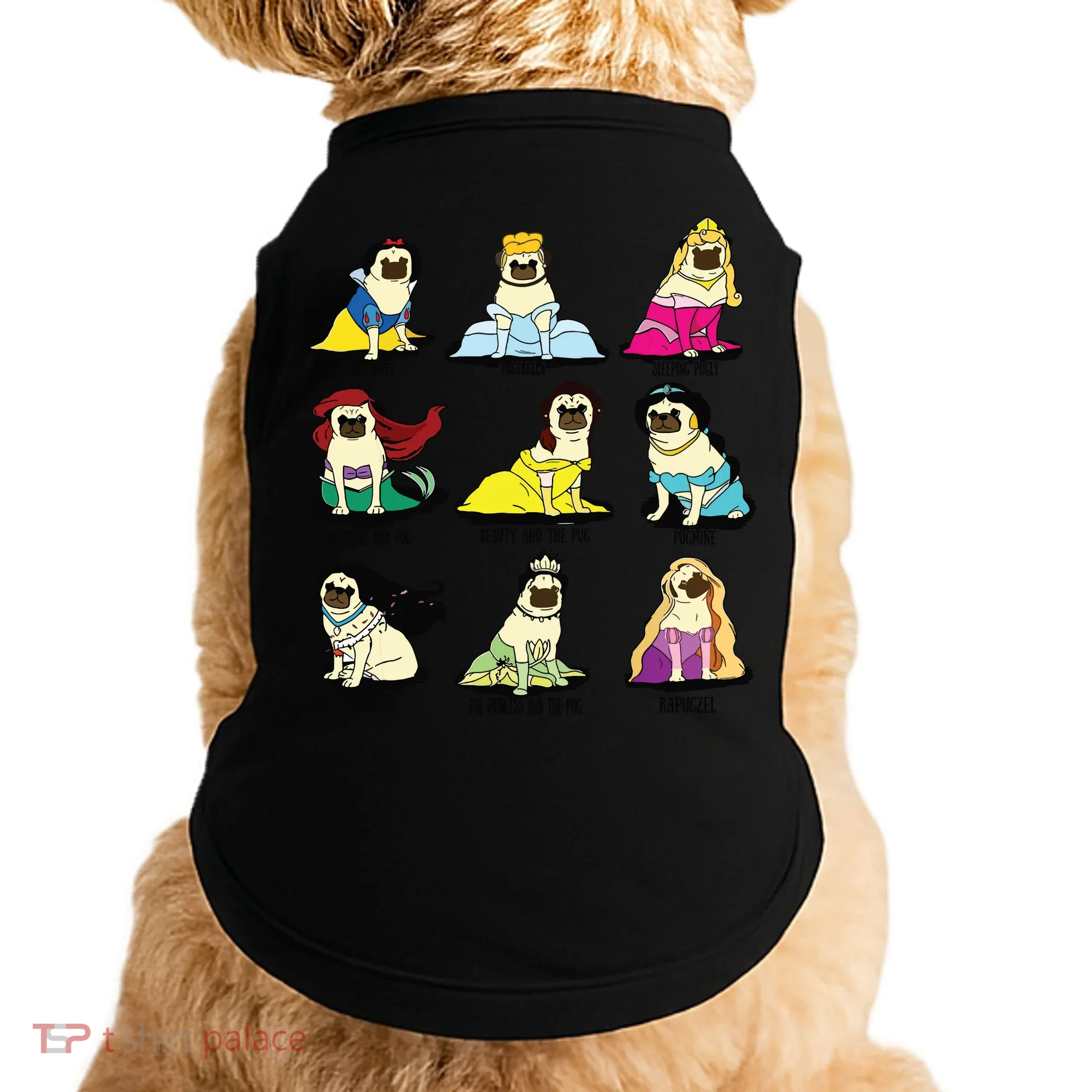 Princess Pug Doggie Tank