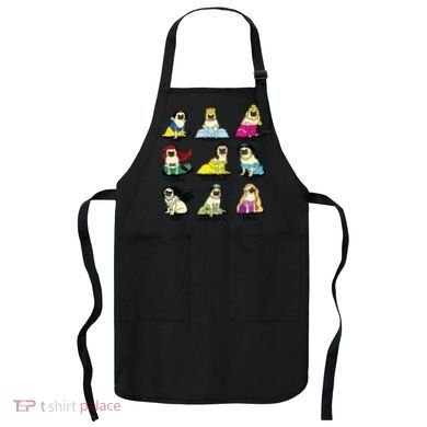 Princess Pug Apron