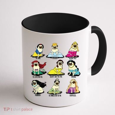 Princess Pug Coffee Mug back