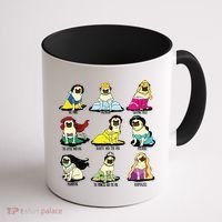 Princess Pug Coffee Mug thumb 1