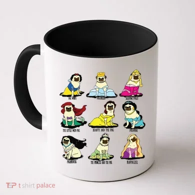 Princess Pug Coffee Mug